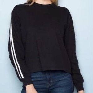 🛍Brandy Melville by John Galt Navy&Red Stripe Top